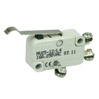 Essen MV25-12L4 16A miniature Microswitch with curved lever
