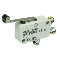 Essen MV25-12R2 16A miniature Microswitch with 26mm roller lever actuator