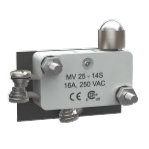 Essen MV25-14S 16A miniature Microswitch with ball actuator