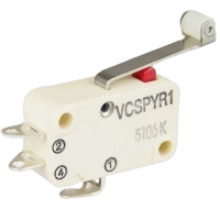OBSOLETE Saia-Burgess VCSPYR1 miniature Microswitch with roller lever
