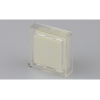TH 18 x 18mm transparent white flat lens for ...