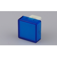 TH 14 x 14mm transparent blue flat lens for 1...