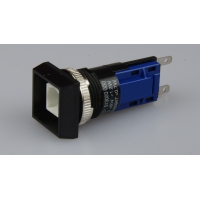 TH25 18 x 18mm tapered bezel latching switch ...