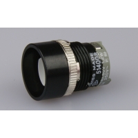 TH5 18mm dia straight bezel latching Switch B...