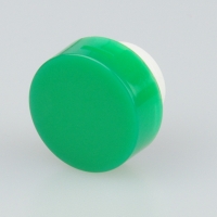 15mm dia IP67 opaque green flat lens for TH25...