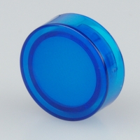 TH 18mm dia IP67 transparent blue flat lens f...