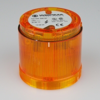 Werma 24vdc 70mm yellow flashing Light Elemen...
