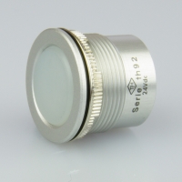 TH9 25dia Flush silver Bezel LED Indicator 24...