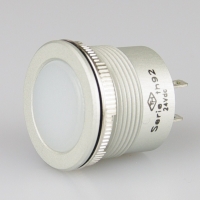 TH9 25mm aluminium red LED Indicator