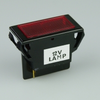 Eaton 12v red lens black/black Indicator