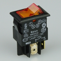 Eaton 110v illuminated amber Rocker Switch