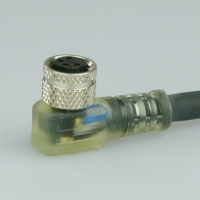 Baumer 2m PUR 4 pin straight Connector