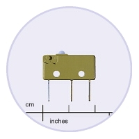 Saia 5a subminiature microswitch with plain p...