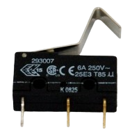 Otehall 293007 subminiature Microswitch with formed lever **still available**