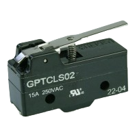 ZF GPTCLS02 15A Microswitch with 42mm lever & screw terminals