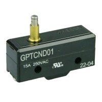 ZF GPTCND01 15A Microswitch with raised button actuator & screw terminals
