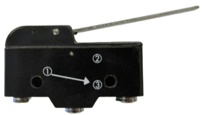 Essen MTCL-25R 15A Microswitch with 56mm reverse lever actuator