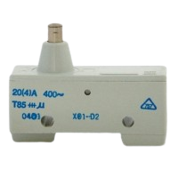 Saia X01-D2 20A Microswitch with pin plunger actuator