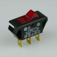 Rocker Switch - Black/Red