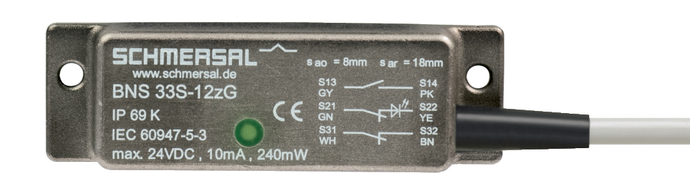 Schmersal BNS 33S-12Z Magnetic Safety Sensor with 1m cable - limited stock available