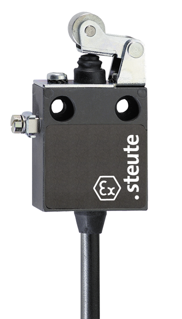 Steute Ex 12 WH Ex Position Switch with 2m prewired cable & roller lever
