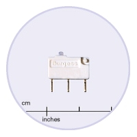 Saia-Burgess F5T8-GP-UL 5a microswitch with plunger