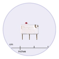 Saia-Burgess F5T8-UL 5a Microswitch with plain plunger