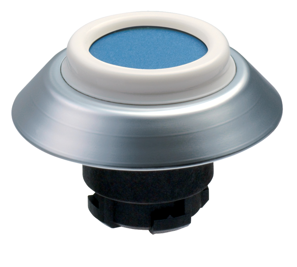 Schmersal NDTBL Front Element Illuminated Pushbutton | Blue | 22.3mm mounting hole