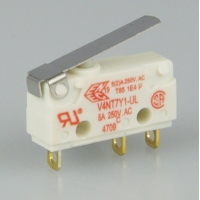 Saia-Burgess V4NT7Y1-UL 5a Microswitch with 18mm lever 