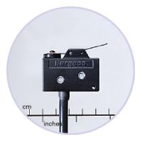 Saia-Burgess V9NMLV 10a Microswitch with 28.7mm reverse action lever 