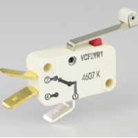 Saia-Burgess VCF2YR1 Microswitch with 24.2mm roller lever 