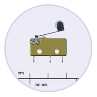 Saia XCG3-S1-Z1 5A subminiature Microswitch with roller lever actuator|